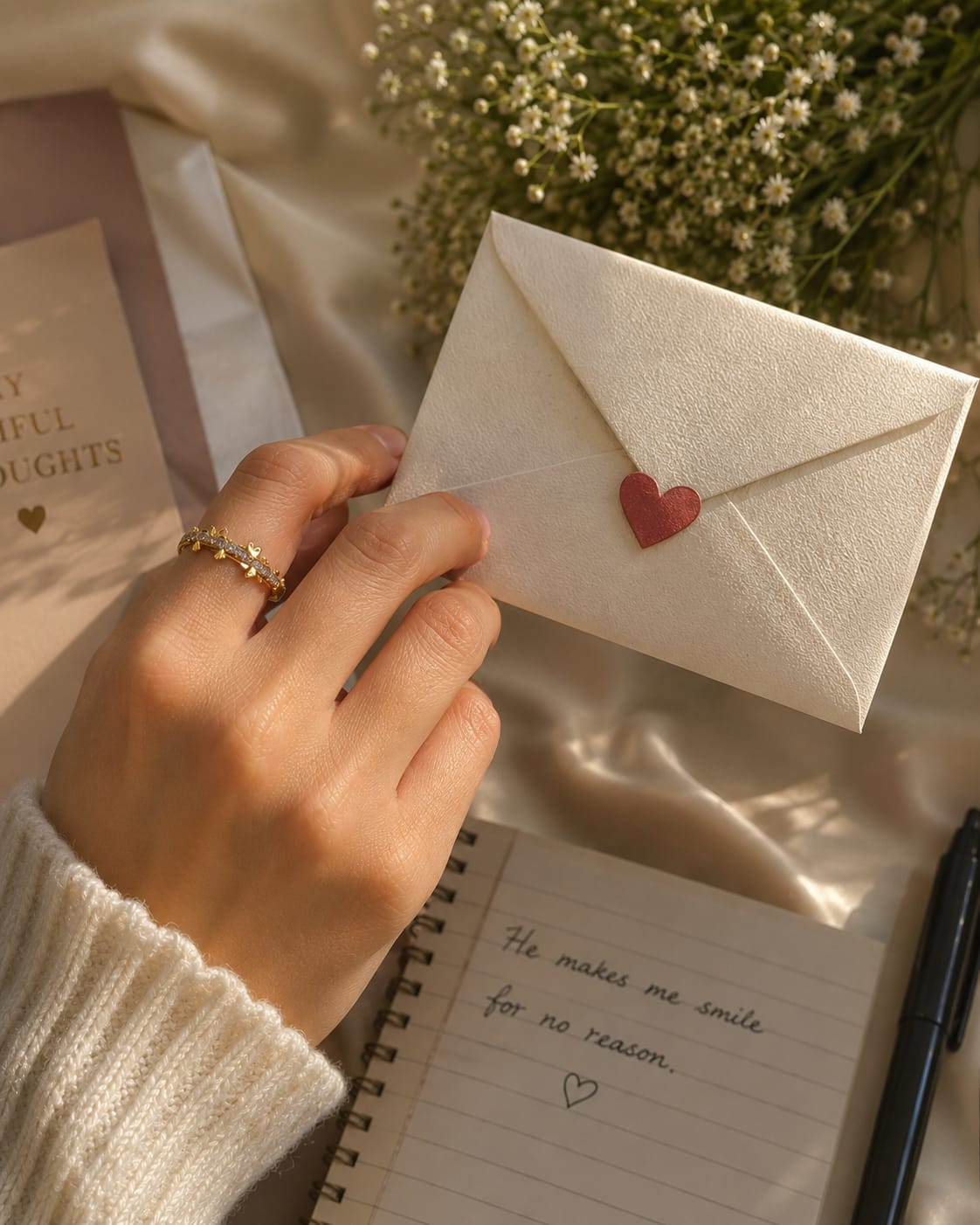 Tiny hearts ring