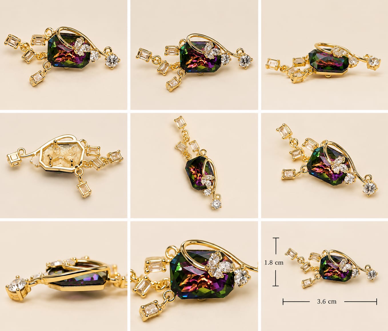 mystic prism earrings