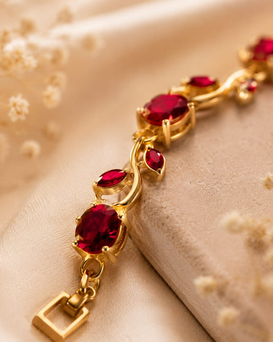 Ruby bloom Tulip bracelet