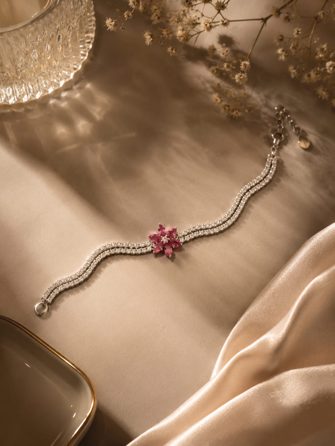 Rose Bloom Silver bracelet