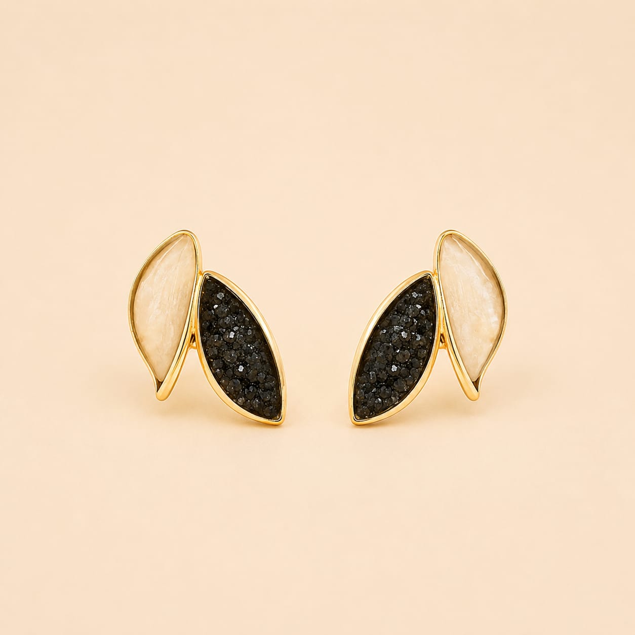 Ivory eclipse studs
