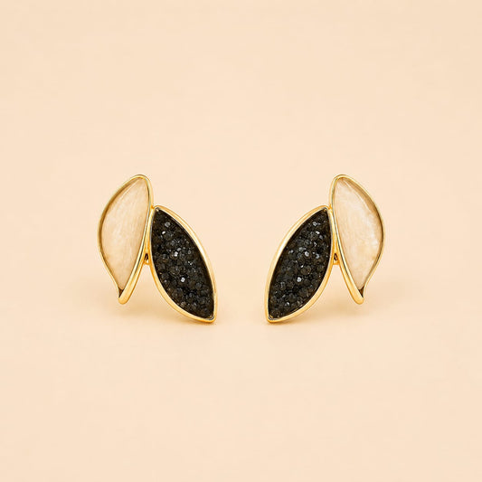 Ivory eclipse studs