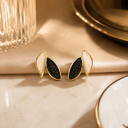 Ivory eclipse studs