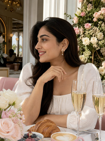 The bow belle earrings