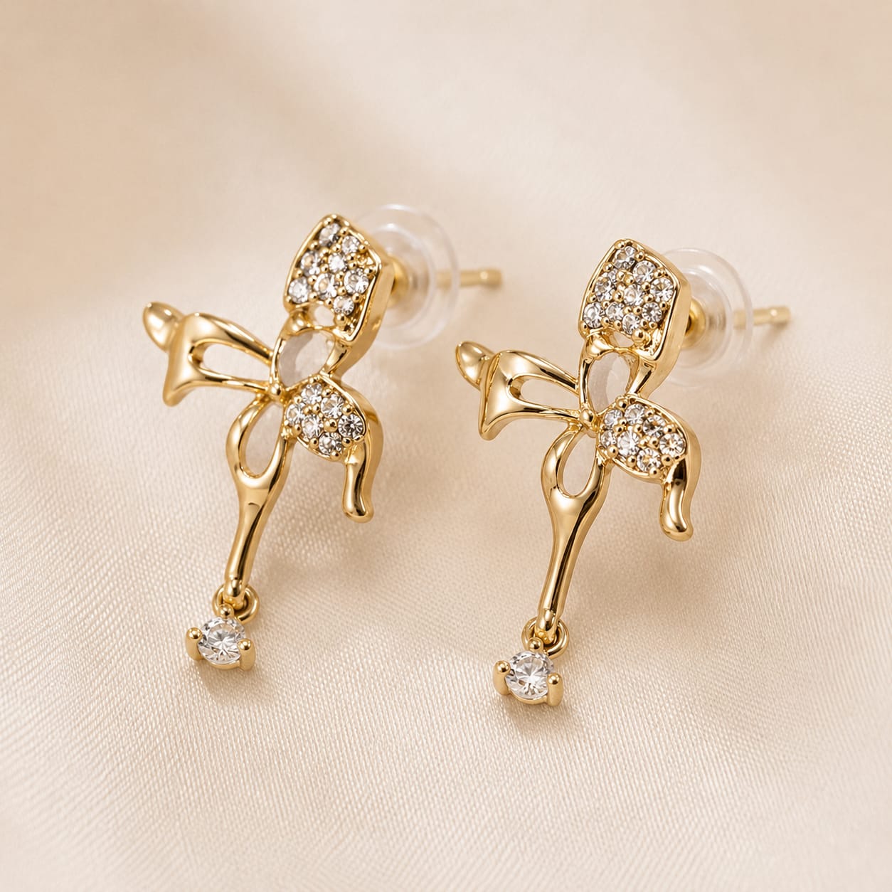 The bow belle earrings