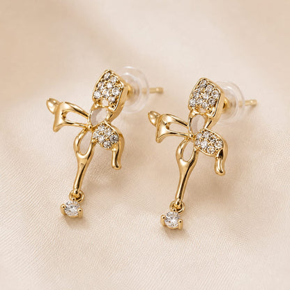 The bow belle earrings