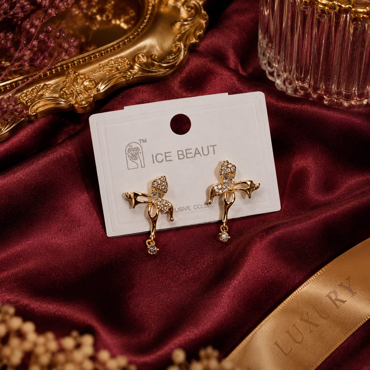 The bow belle earrings