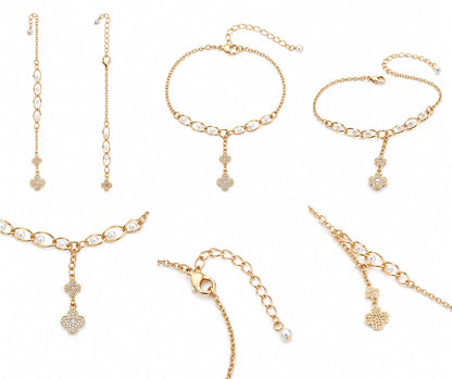 Heart charm bracelet
