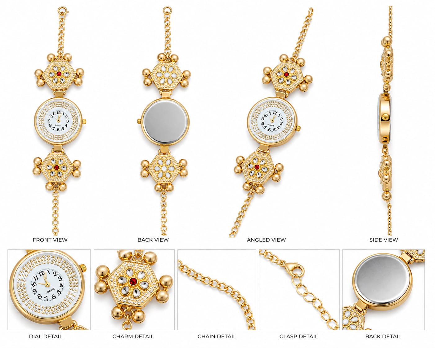 Royal charm kashmiri watch