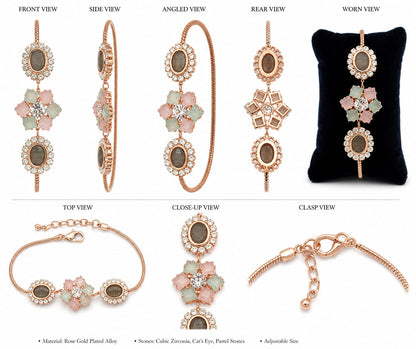 Elegant pastel bracelet