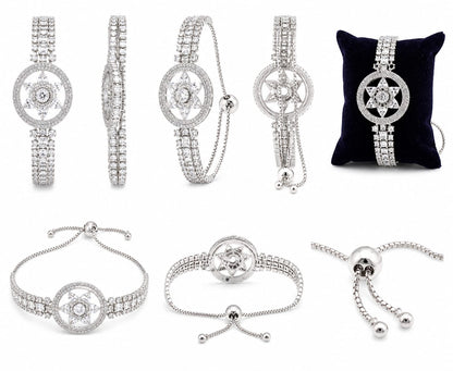 Crystal star bracelet