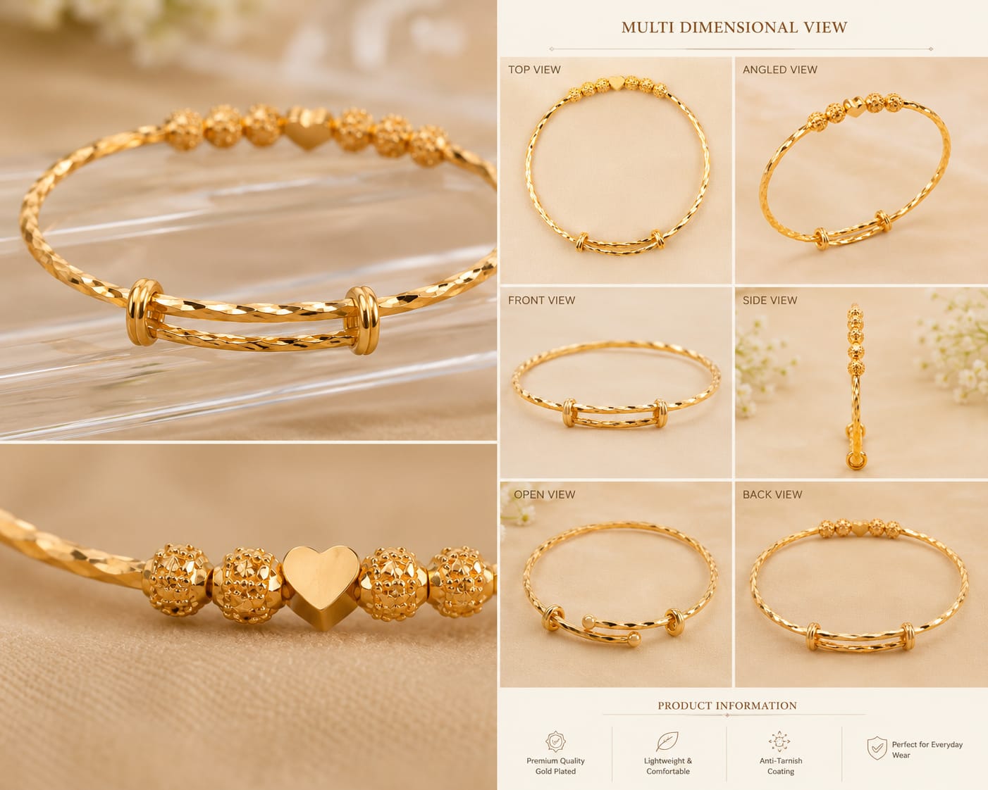 Golden heart kada