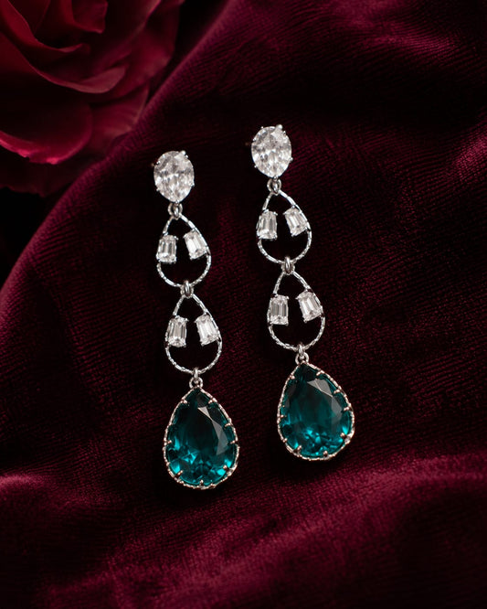 Ocean eyes drops earrings
