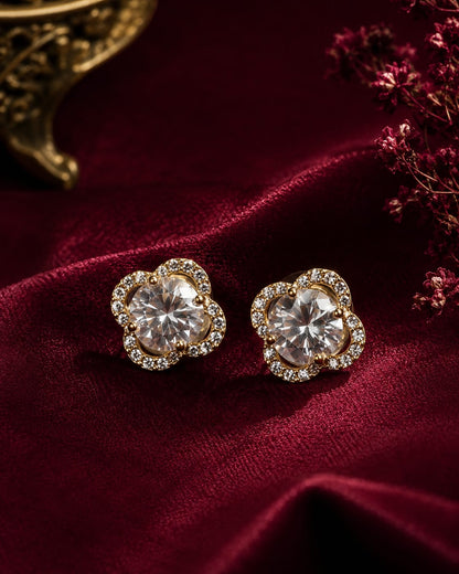 Diamond bloom studs