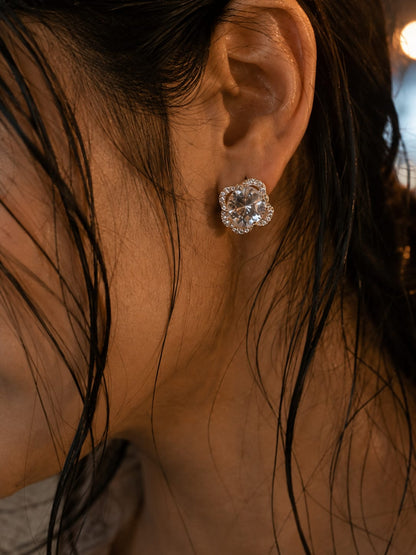 Diamond bloom studs
