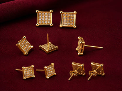 Golden galaxy studs