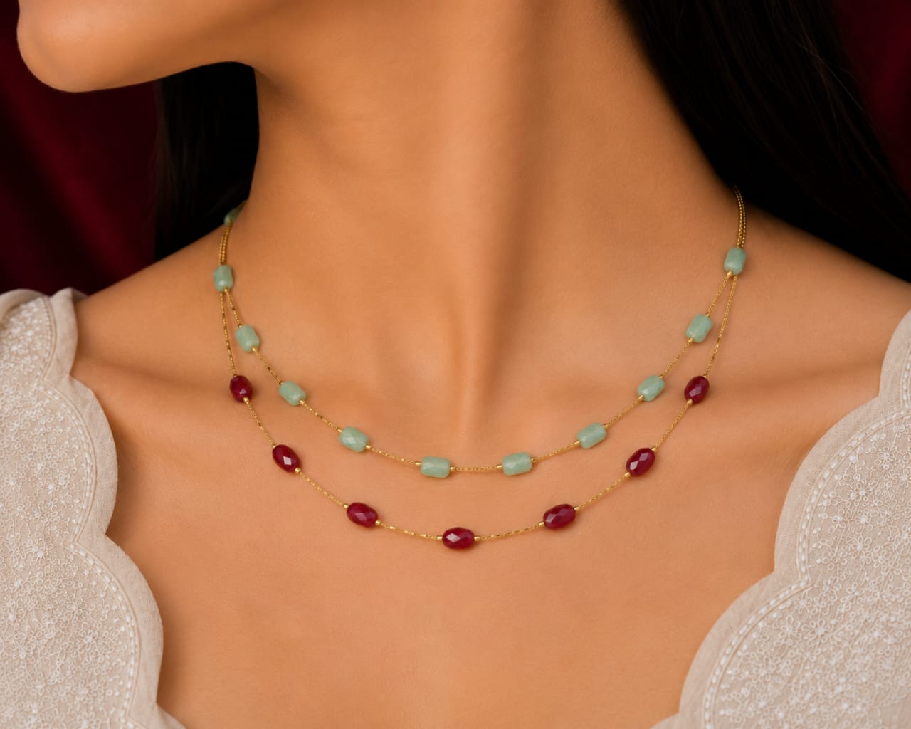 Ruby dew elegance chain