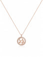 Bird circle pendant