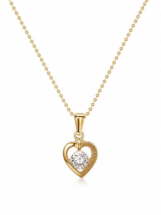 Heart crystal pendant
