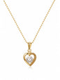 Heart crystal pendant