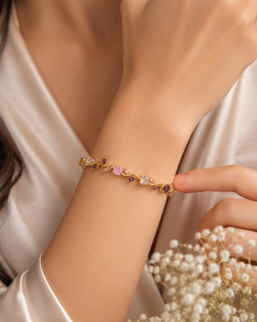 Pastel bloom tulip bracelet
