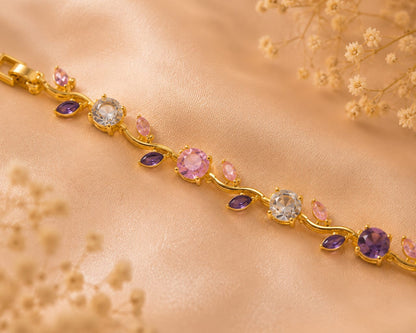 Pastel bloom tulip bracelet