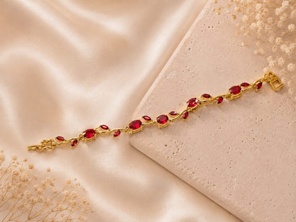 Ruby bloom Tulip bracelet