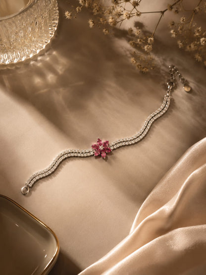 Rose Bloom Silver bracelet