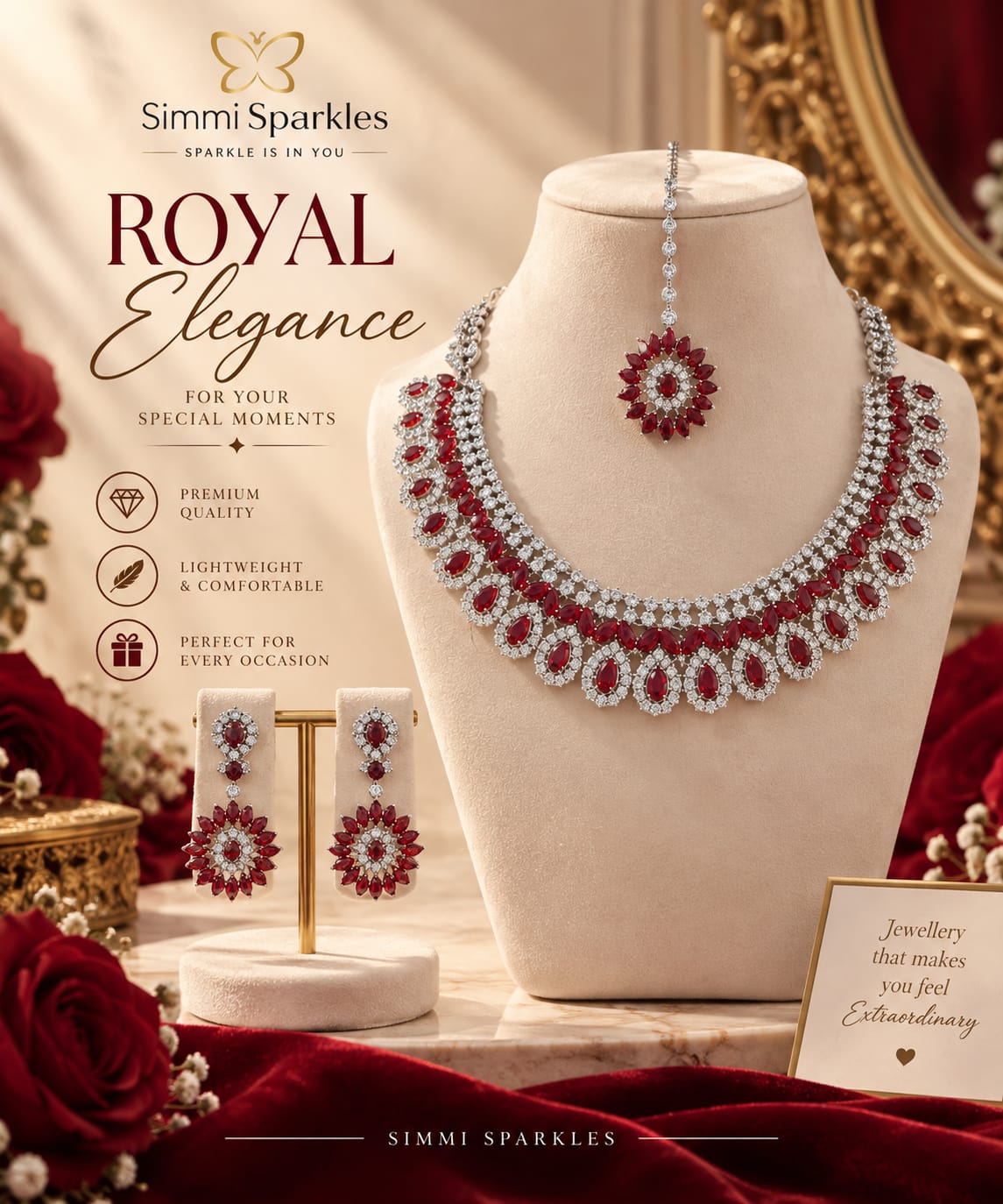 Royal Ruby Elegance AD set