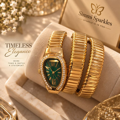 Emerald Serpent watch