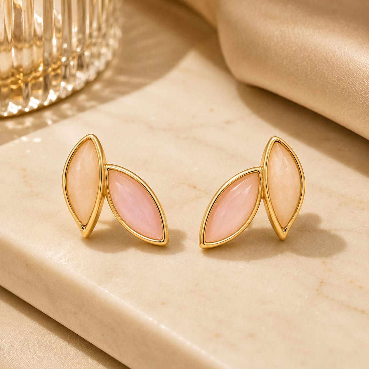 Ivory eclipse studs