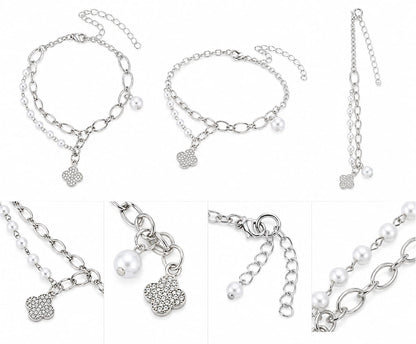 Heart charm bracelet