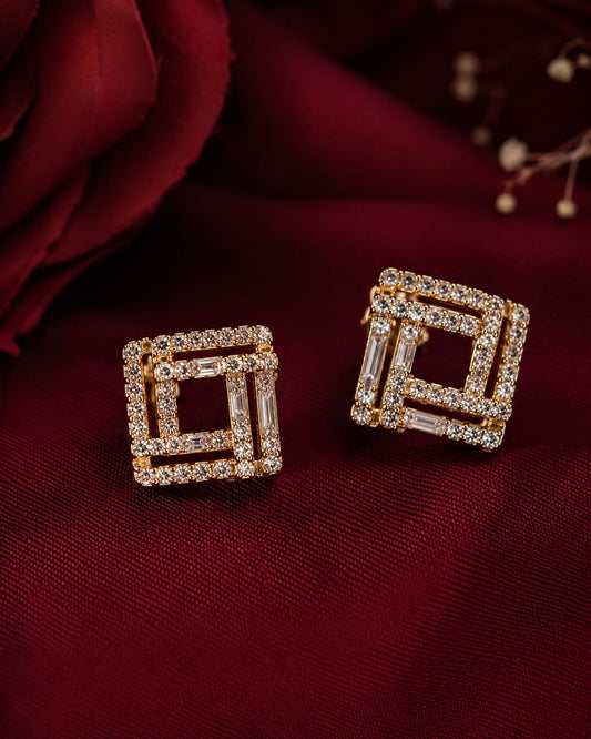 Golden maze studs