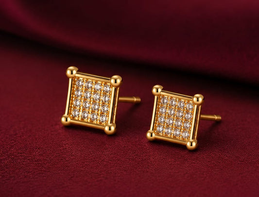 Golden galaxy studs