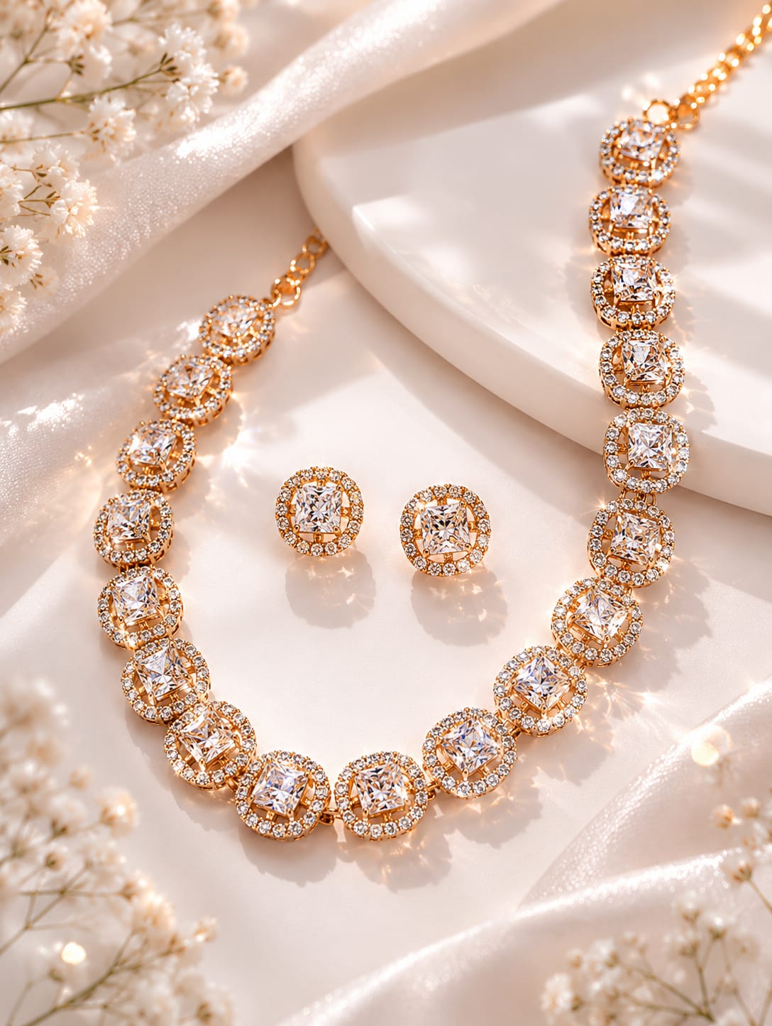 Regal radiance necklace set
