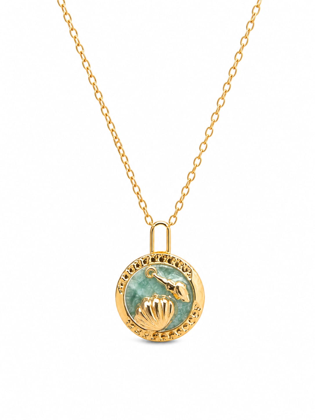 Sea shore pendant necklace