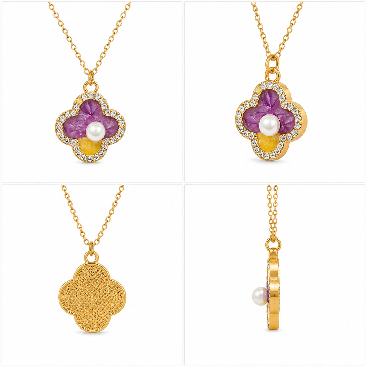 Sea shore pendant necklace