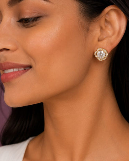 Diamond bloom studs