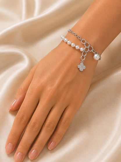 Heart charm bracelet