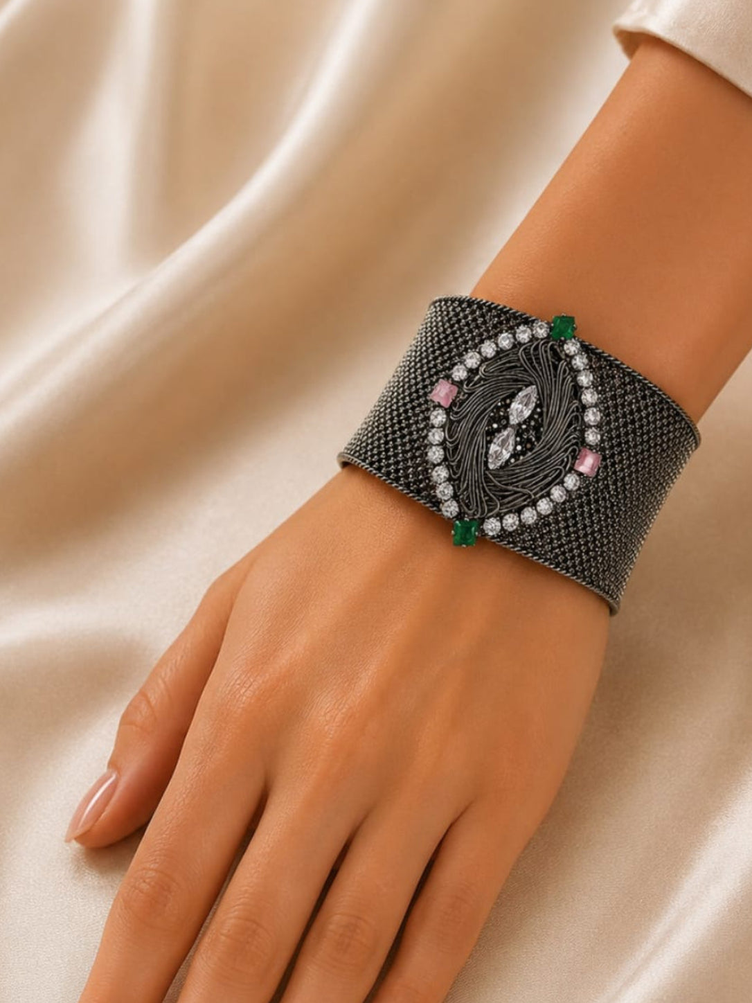 Bold crystal bracelet