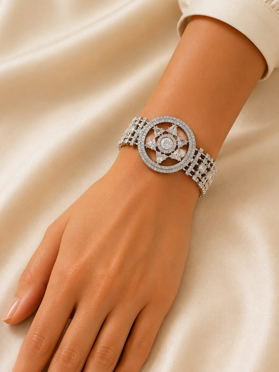 Crystal star bracelet
