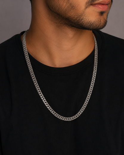 Titan silver cuban chain