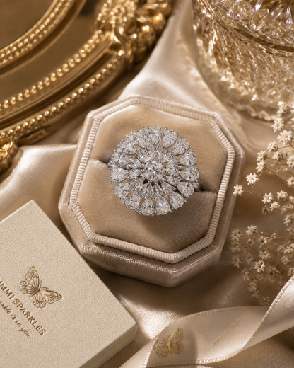 Celestial bloom ring