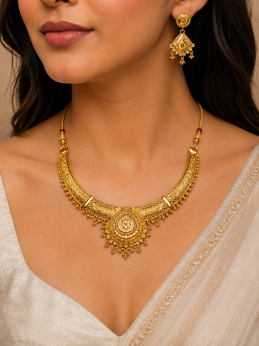 Rajsi mayur dori necklace