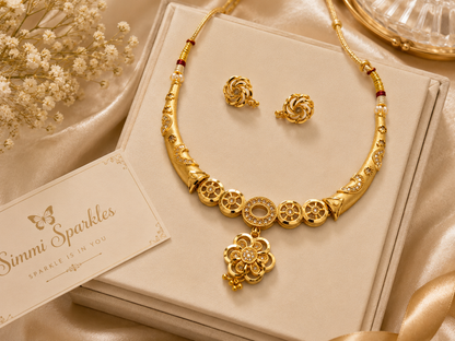 Swarn Pushp Dori Necklace