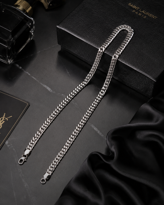 Titan silver cuban chain