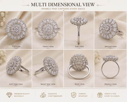 Celestial bloom ring