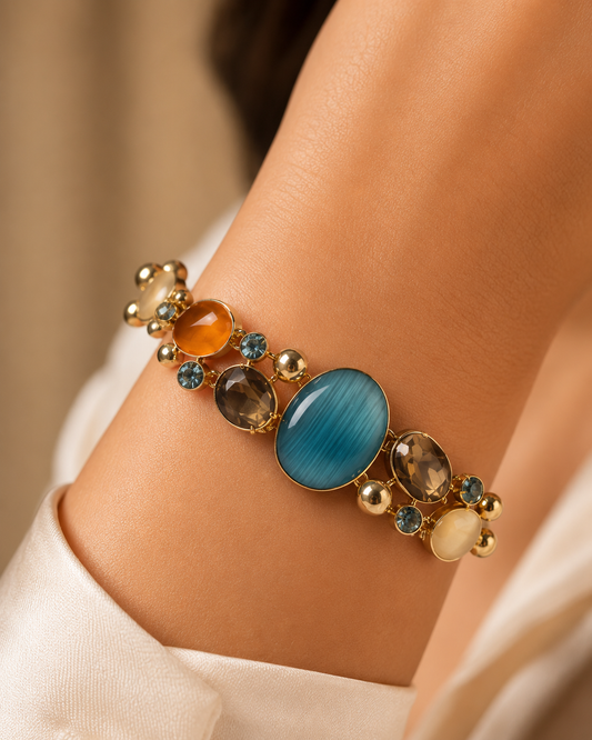Ocean aura charm Bracelet