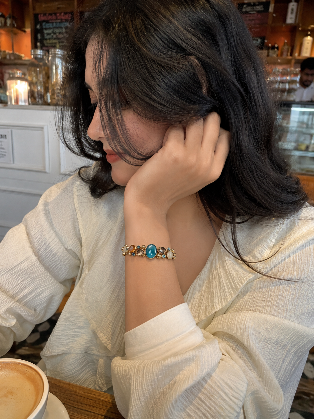 Ocean aura charm Bracelet
