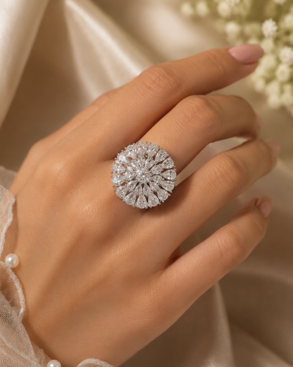 Celestial bloom ring